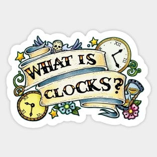 What is Clocks? Sticker